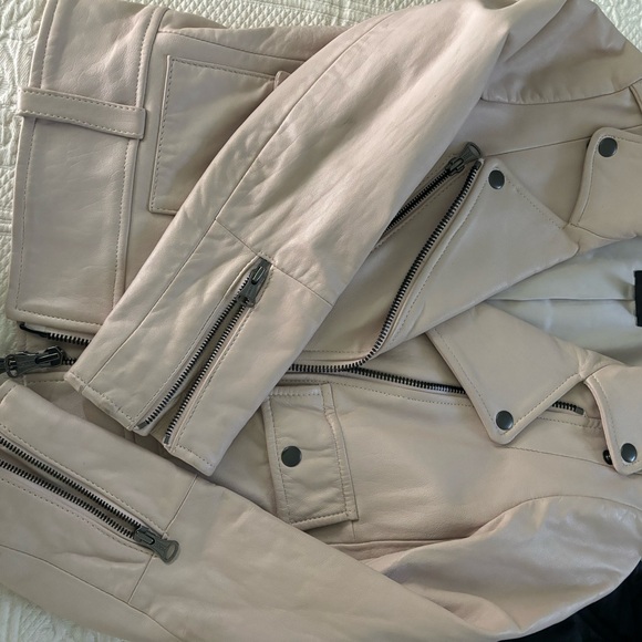 Club Monaco Leather Jacket - Picture 4 of 6